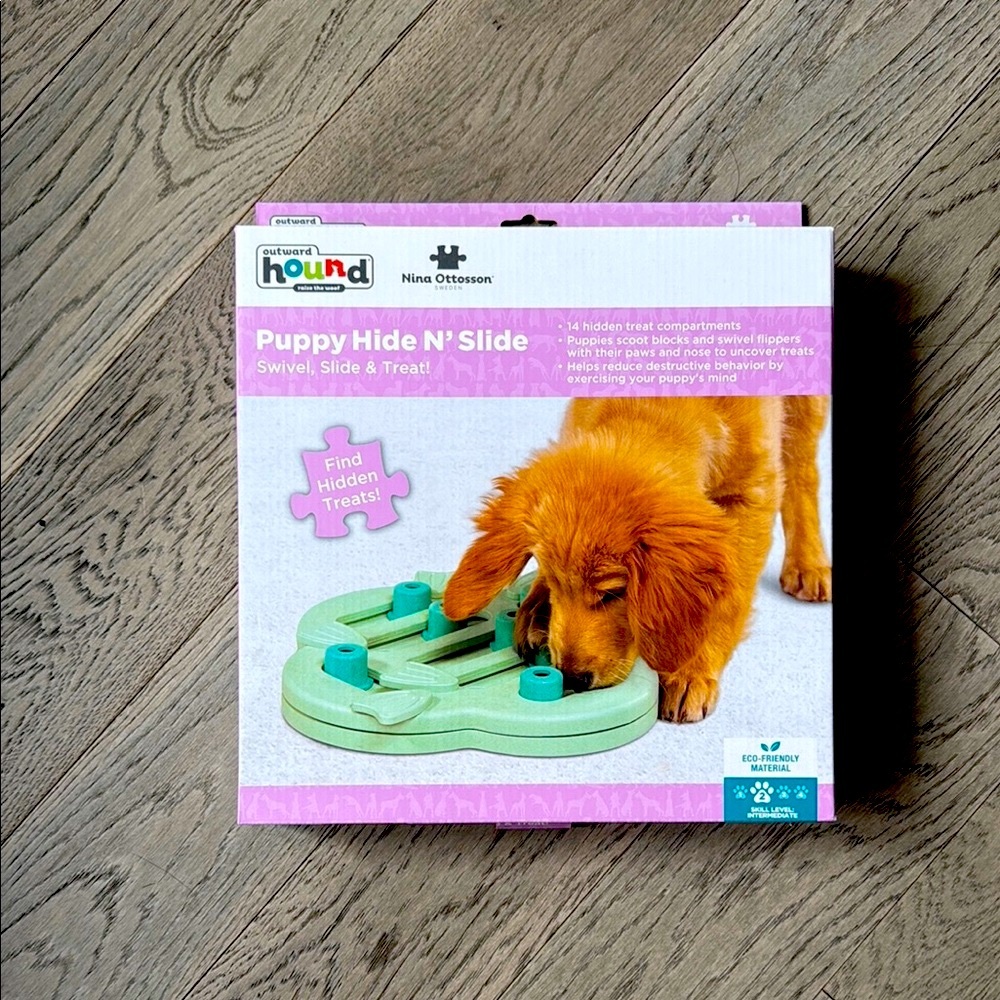 Outward Hound Mint Green Interactive Dog Puzzle
